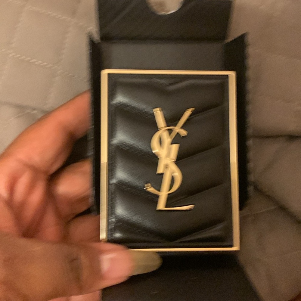 Yves Saint Laurent Medina Glow Gold Clutch - Picture 2 of 4